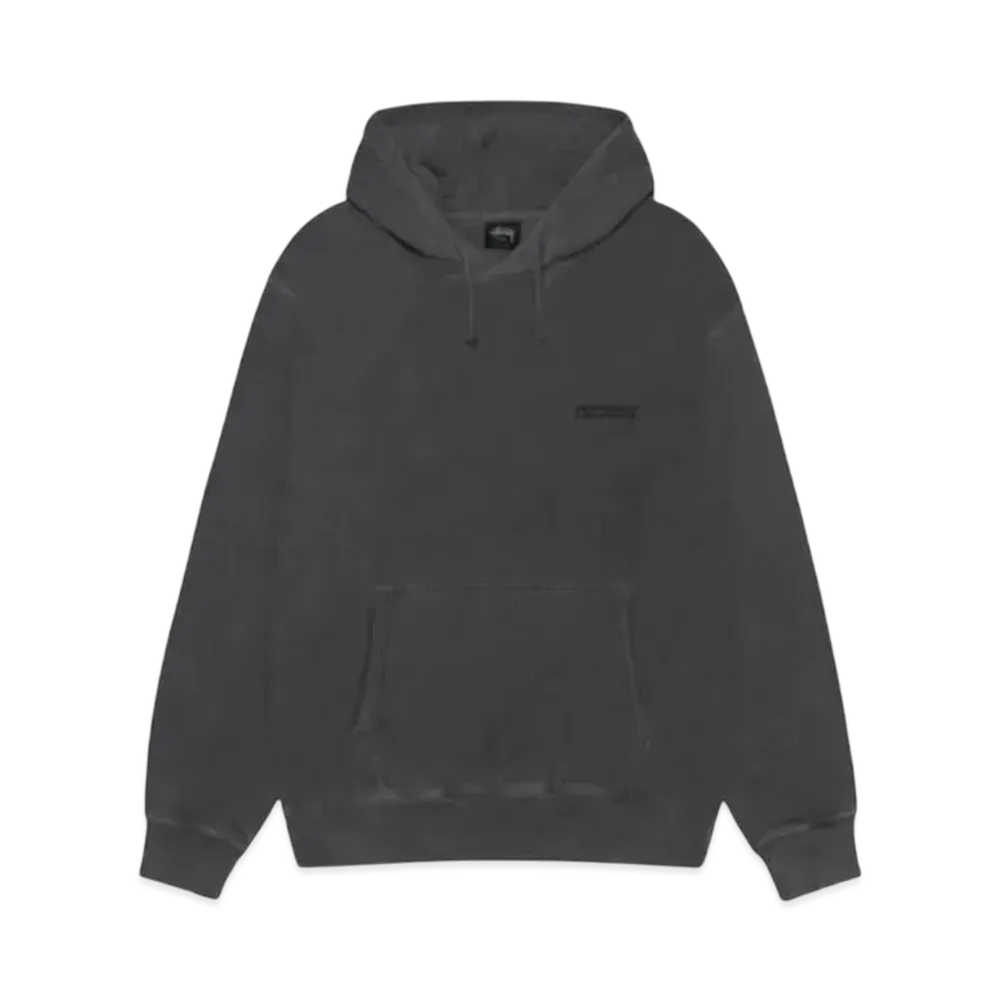Stussy Jumbo Hoodie Pigment Dyed "Black"
