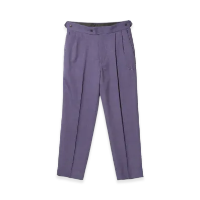 NEEDLES Tucked Side Tab Trouser Poly Dobby Cloth "Purple"