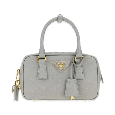 PRADA Women's Leather Handbag "Powder Blue"