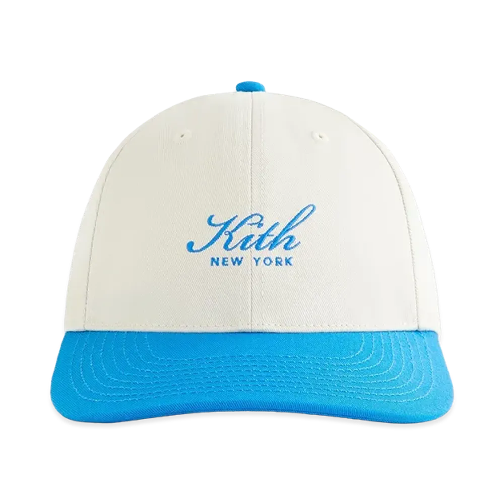 Kith Women's Script New York Colorblock Classic Cap "Sandrift"