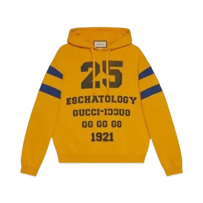 GUCCI Men's Alphabet Printing Pattern Long Sleeves "Yellow"