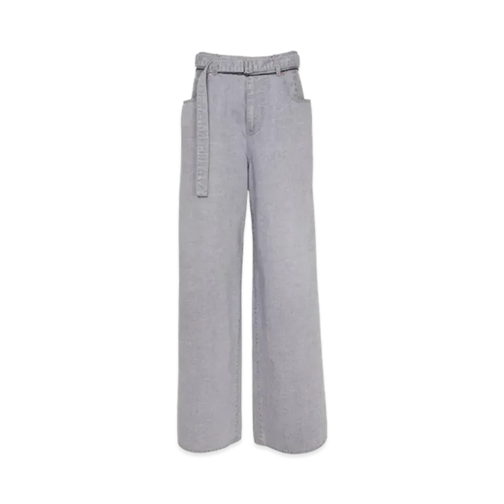 sacai Wide Denim Pants "Gray"