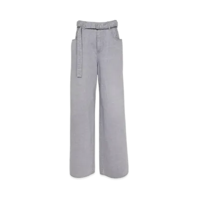 sacai Wide Denim Pants "Gray"