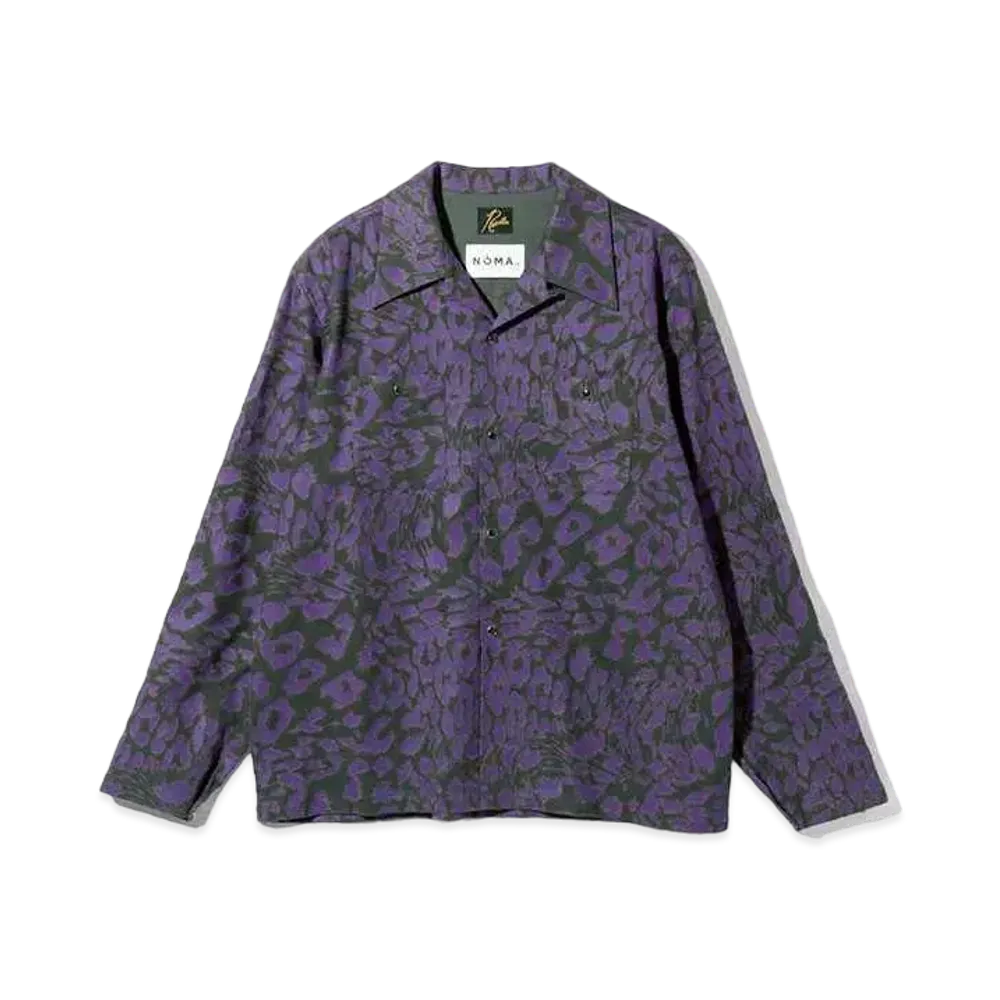 Needles x NOMA t.d. Cowboy One-Up Shirt - Leopard Pt. "Black"