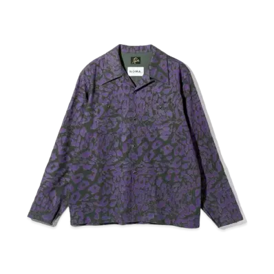 Needles x NOMA t.d. Cowboy One-Up Shirt - Leopard Pt. "Black"