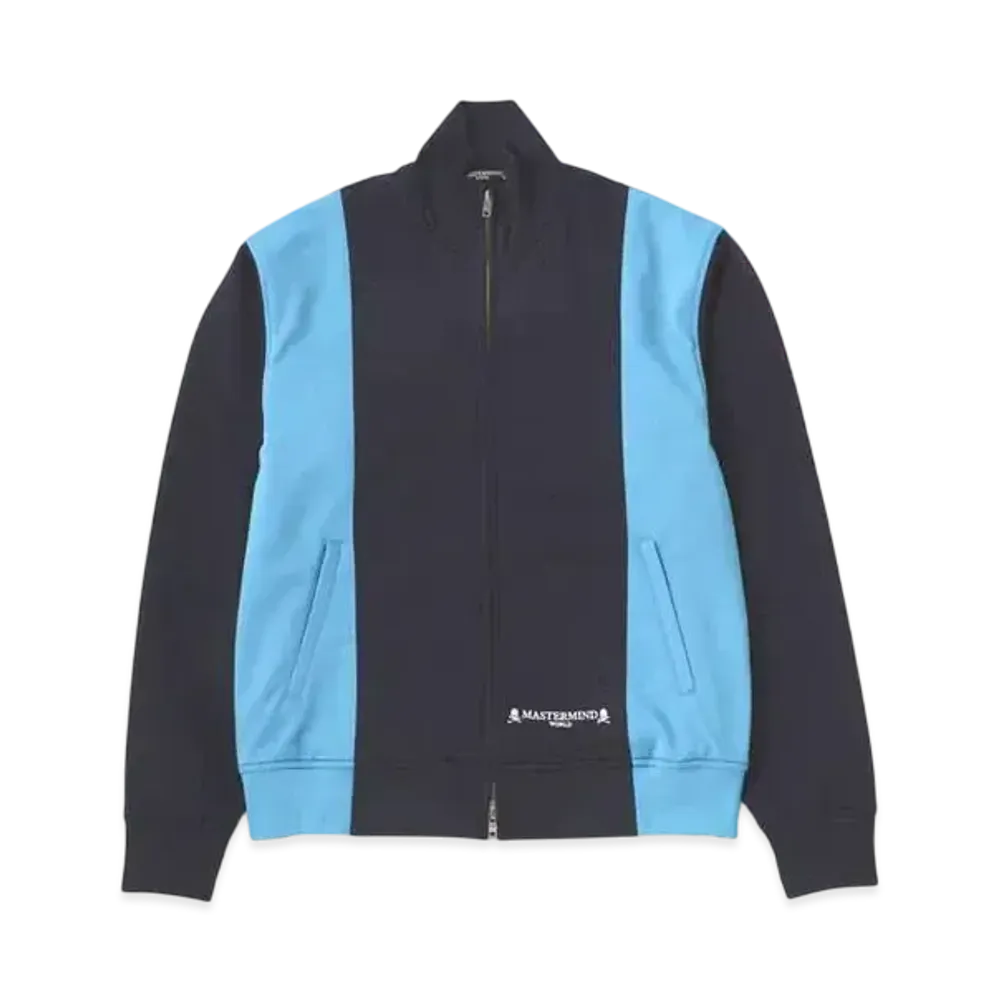 mastermind WORLD 2 Color Track Jacket "Navy Sky Blue"
