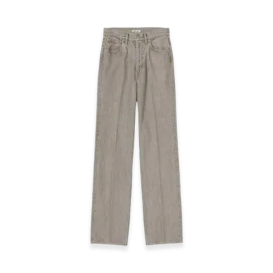 AURALEE Hard Twist Faded Brown Denim 5P Pants "Mocha Brown"