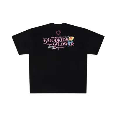 A FEW GOOD KIDS Flower Tee "Black"