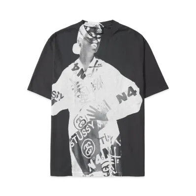 Stussy Paris Tee "Faded Black"
