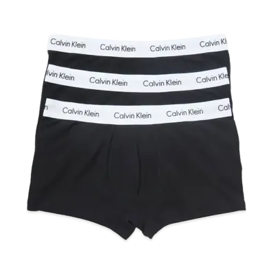 Calvin Klein Underwear LOW RISE TRUNK 3PK "BLACK / BLACK / BLACK"