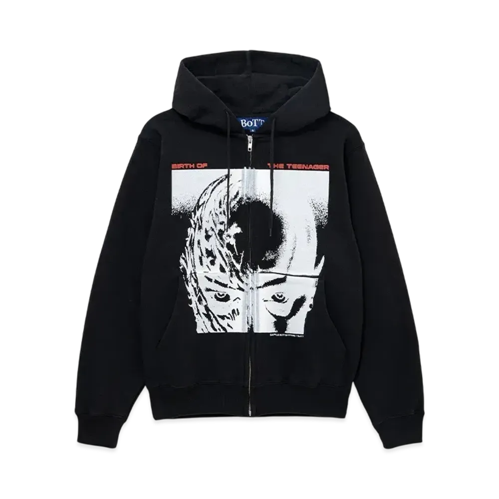 BoTT x APPLE BUTTER STORE Zip Hoodie "Black"