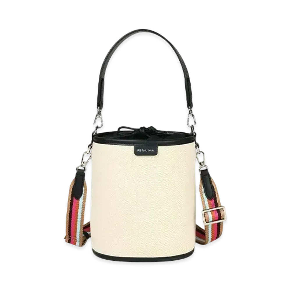 Paul Smith Canvas Mini Shoulder Bag "LightBeige"