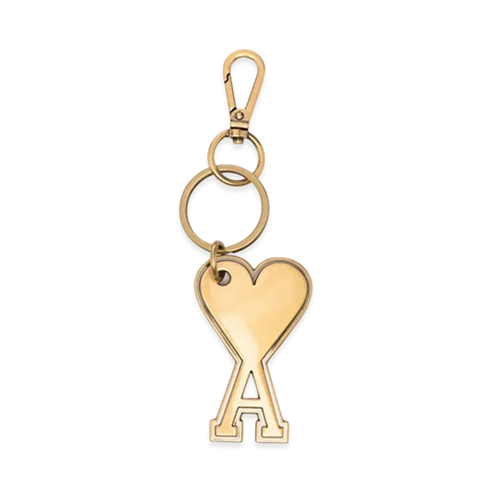 AMI PARIS Women's Keychains "Gold"