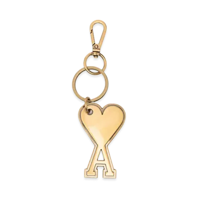 AMI PARIS Women's Keychains "Gold"