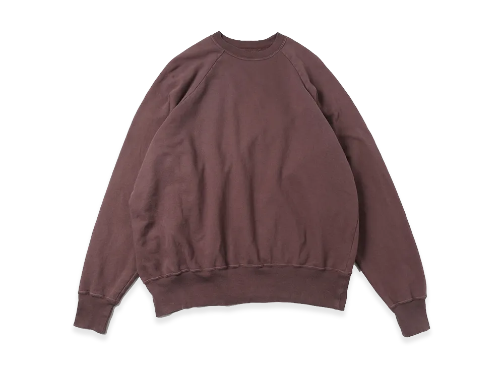 A.PRESSE Vintage Light Weight Sweatshirt "Burgundy"