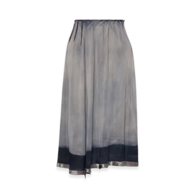 Maison Margiela Sun-Faded Midi Dress "Navy"