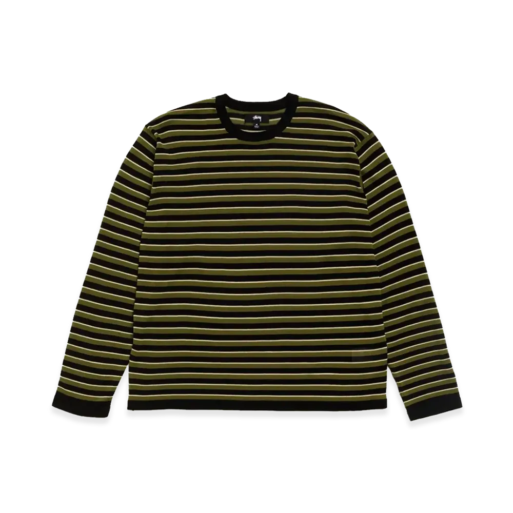 Stussy Lightweight Stripe Sweater "Black"