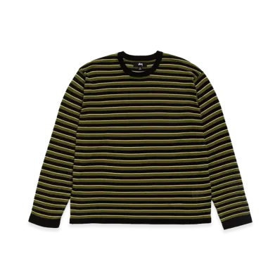 Stussy Lightweight Stripe Sweater "Black"