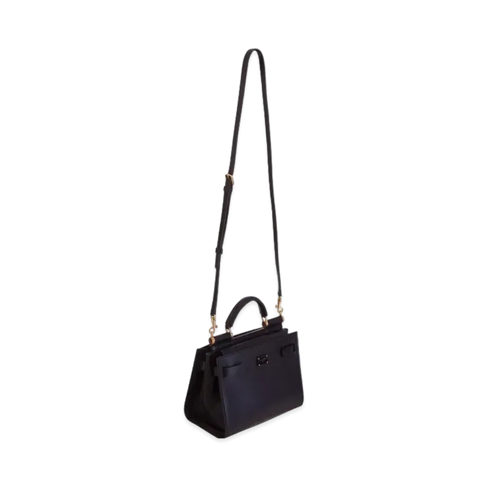 Dolce&Gabbana Sicily 62 Bag Small Calfskin "Black"