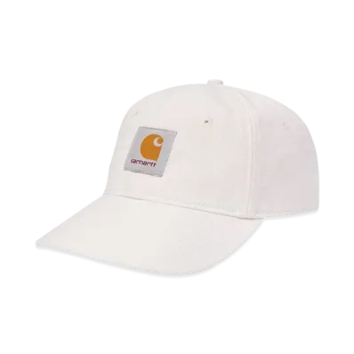 Carhartt WIP Canvas 6-Panel Cap "Wax/Black(Stone Washed)"