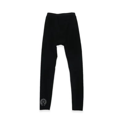 Chrome Hearts Horseshoe Logo Print Leggings "Black"