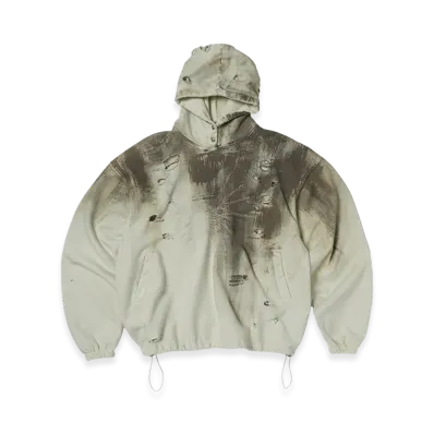 THUG CLUB Tsubaki Sanjuro Hoodie "Beige"