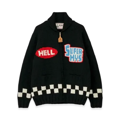 HYSTERIC GLAMOUR Super HYS Woven Cowichan "Black"