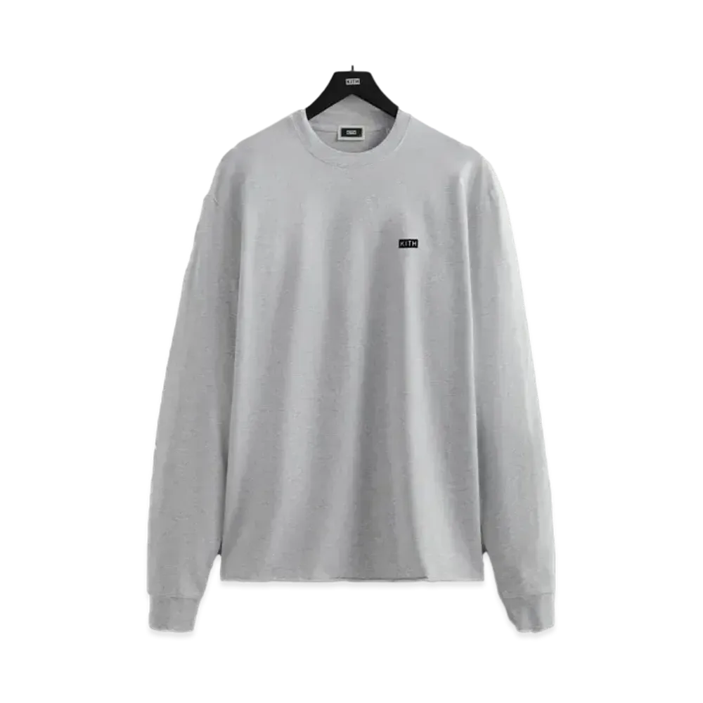 Kith Long Sleeve LAX Tee "Light Heather Grey"