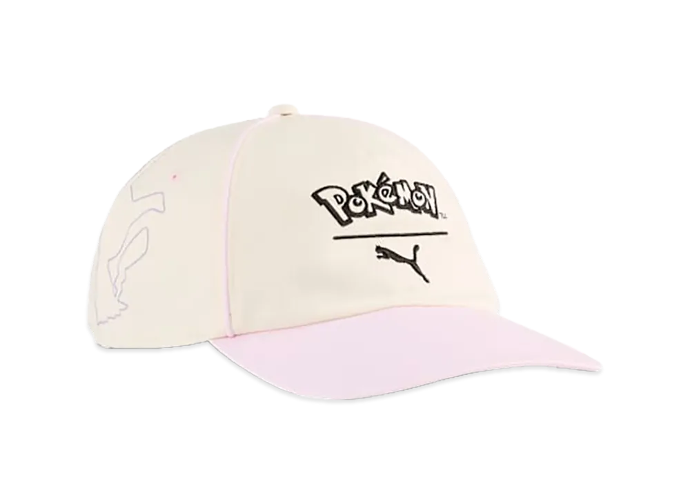 PUMA x Pokemon Dad Cap "Alpine Snow/Pearl Pink"