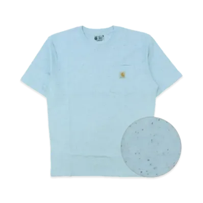 Carhartt Relaxed Fit Heavyweight Short-Sleeve Pocket T-Shirt "Powder Blue Nep"