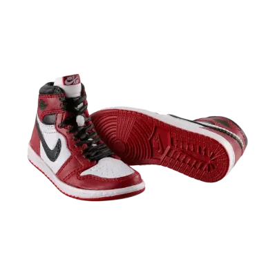 BANDAI NIKE Air Jordan 1 High 85 MINIATURE COLLECTION Chicago (White/Black/Red)