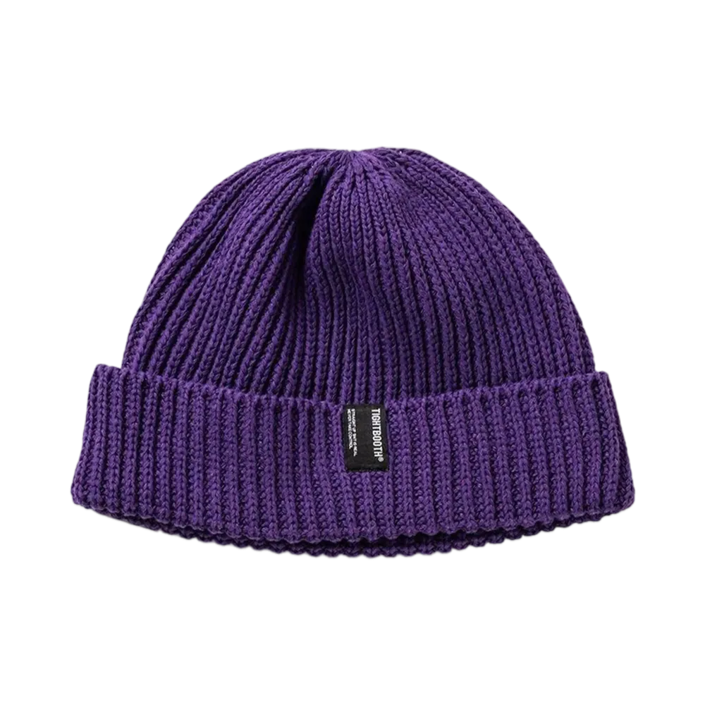 TIGHTBOOTH Tag Beanie "Purple"