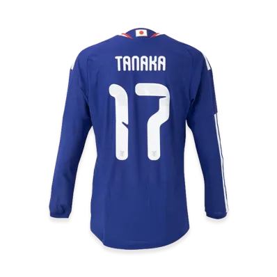 adidas Soccer Japan 2026 Home Authentic Long Sleeve Jersey #17 Ao Tanaka "Japan Blue/Ash Blue"