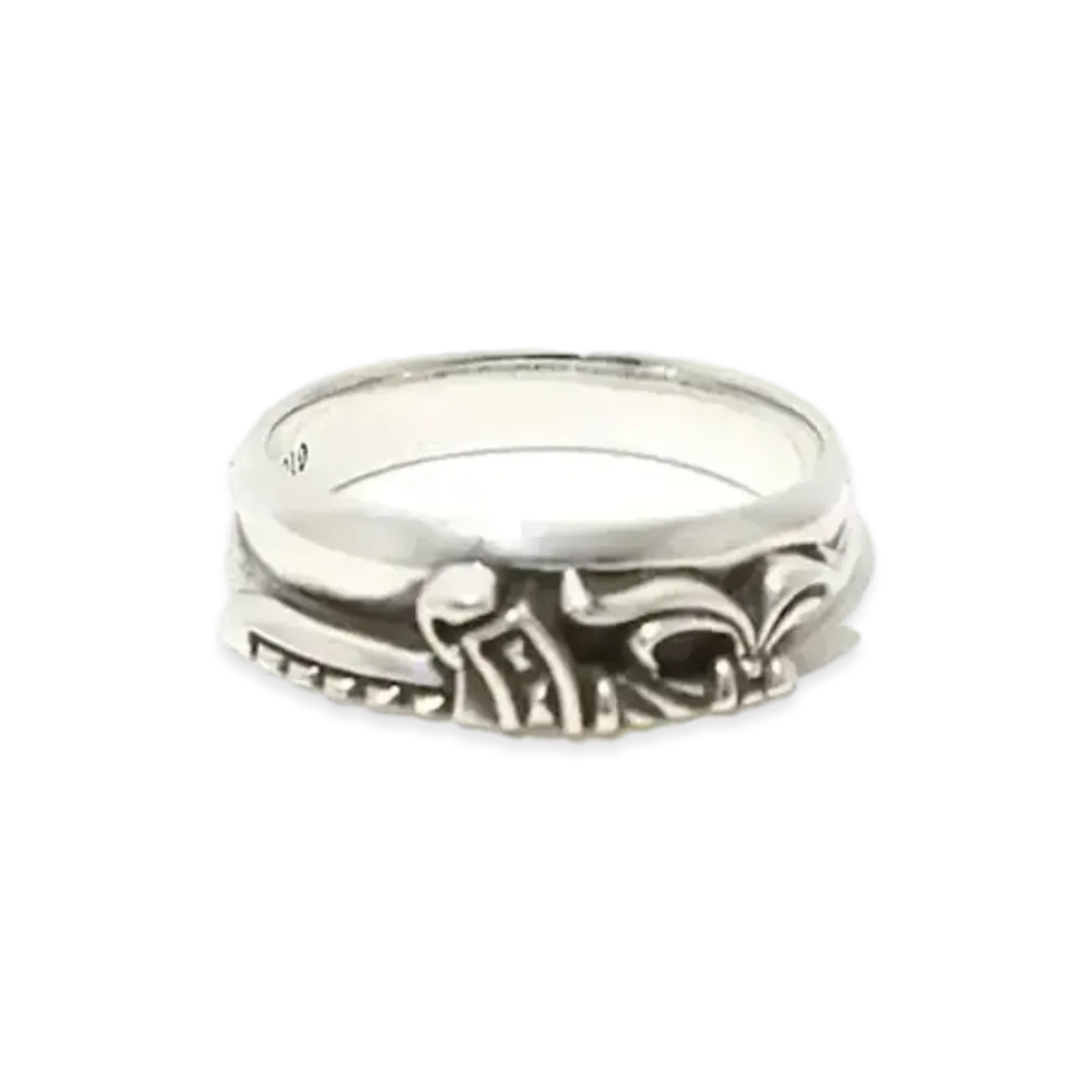Chrome Hearts Half Classic Dagger Ring "Silver"