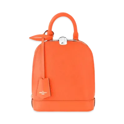 Louis Vuitton Alma Backpack Epi Leather "Volcano Orange"