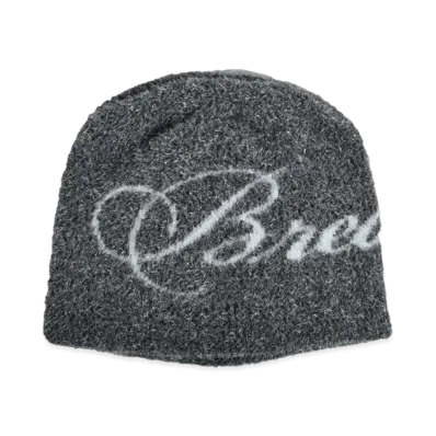 BREATH Glitter Mohair Skull Cap "Silver"