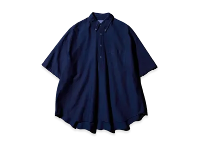 Graphpaper x Ryukyu Indigo Labo Oxford Oversized Shirt "Ryukyu Blue"
