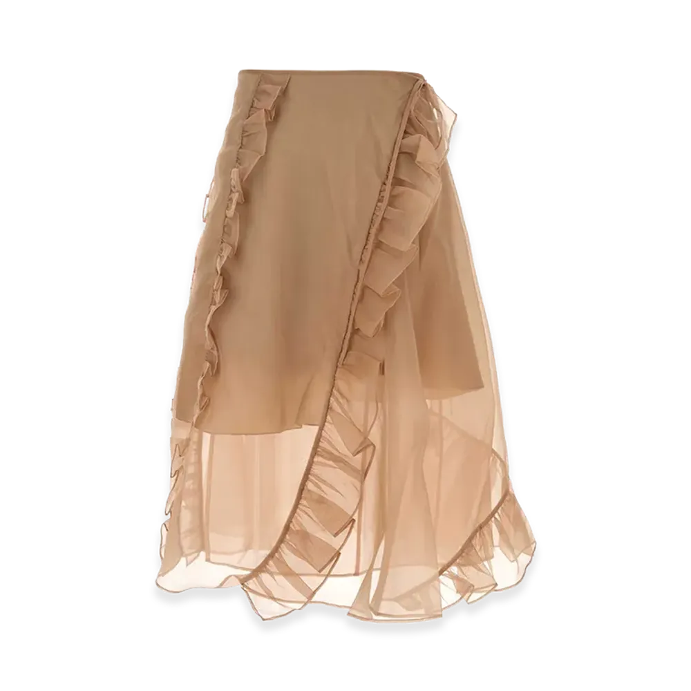 Cecilie Bahnsen Women's Organza Skirt "Pink"