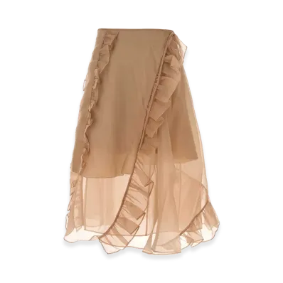 Cecilie Bahnsen Women's Organza Skirt "Pink"