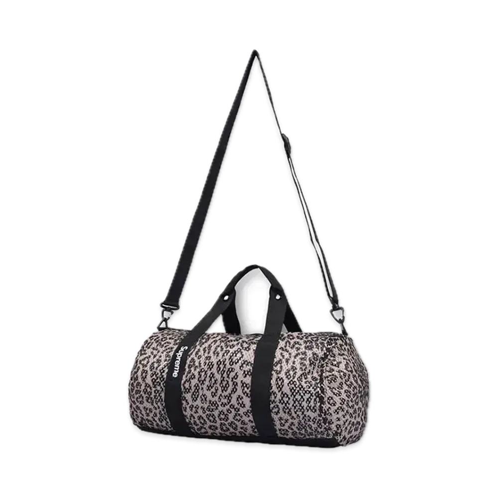 Supreme Mesh Duffle Bag "Leopard"