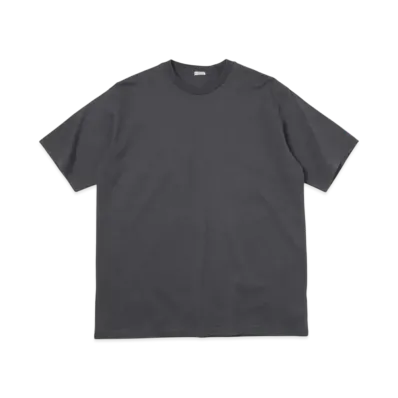 A.PRESSE Cashmere Blend S/S T-Shirt "Charcoal"