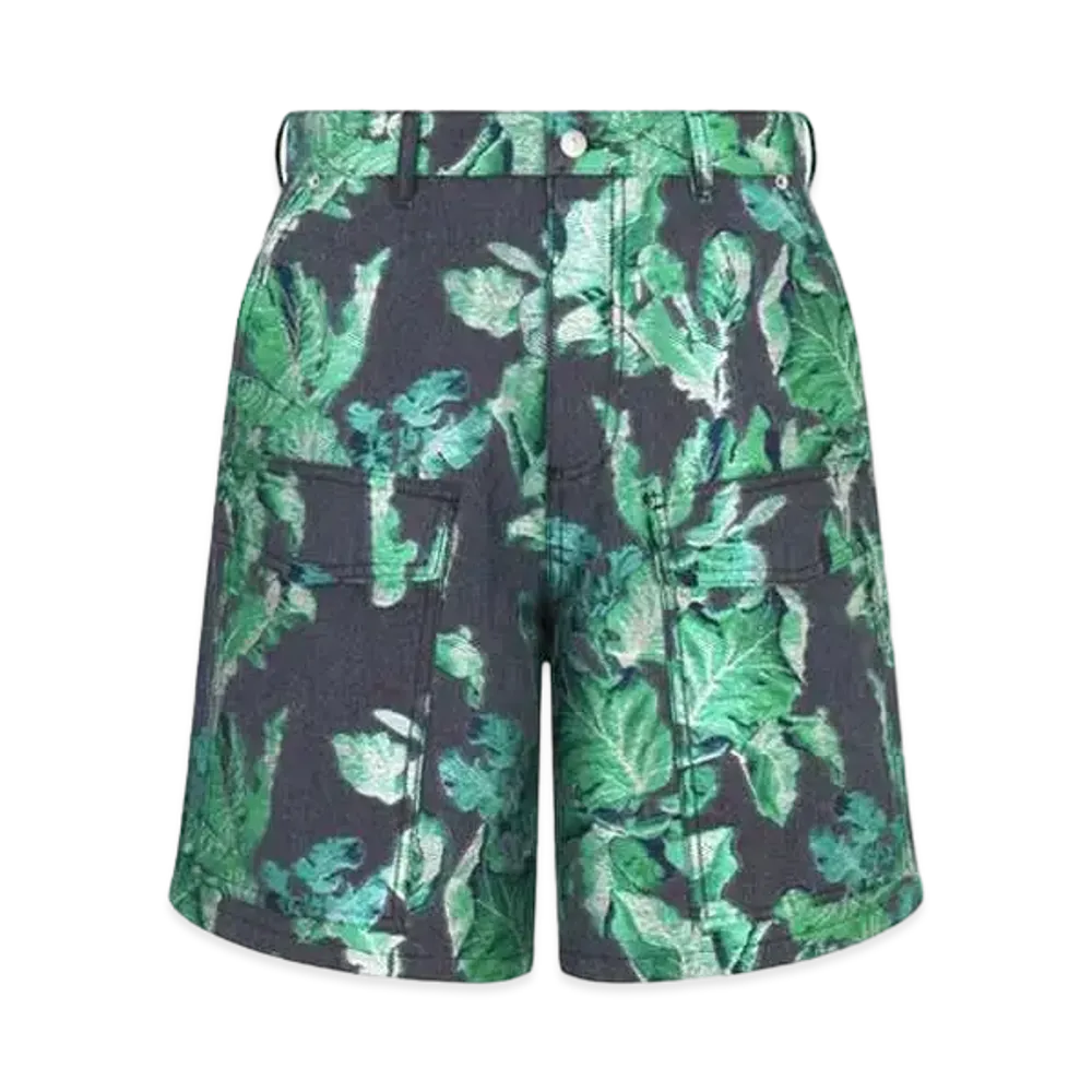 Dior Tears Shorts "Blue/Collard Green"