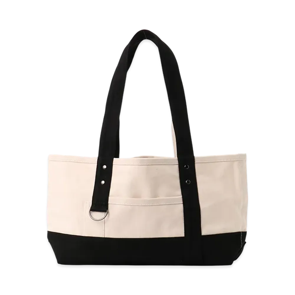 Y's Washer Canvas Big Tote Bag "Off White"