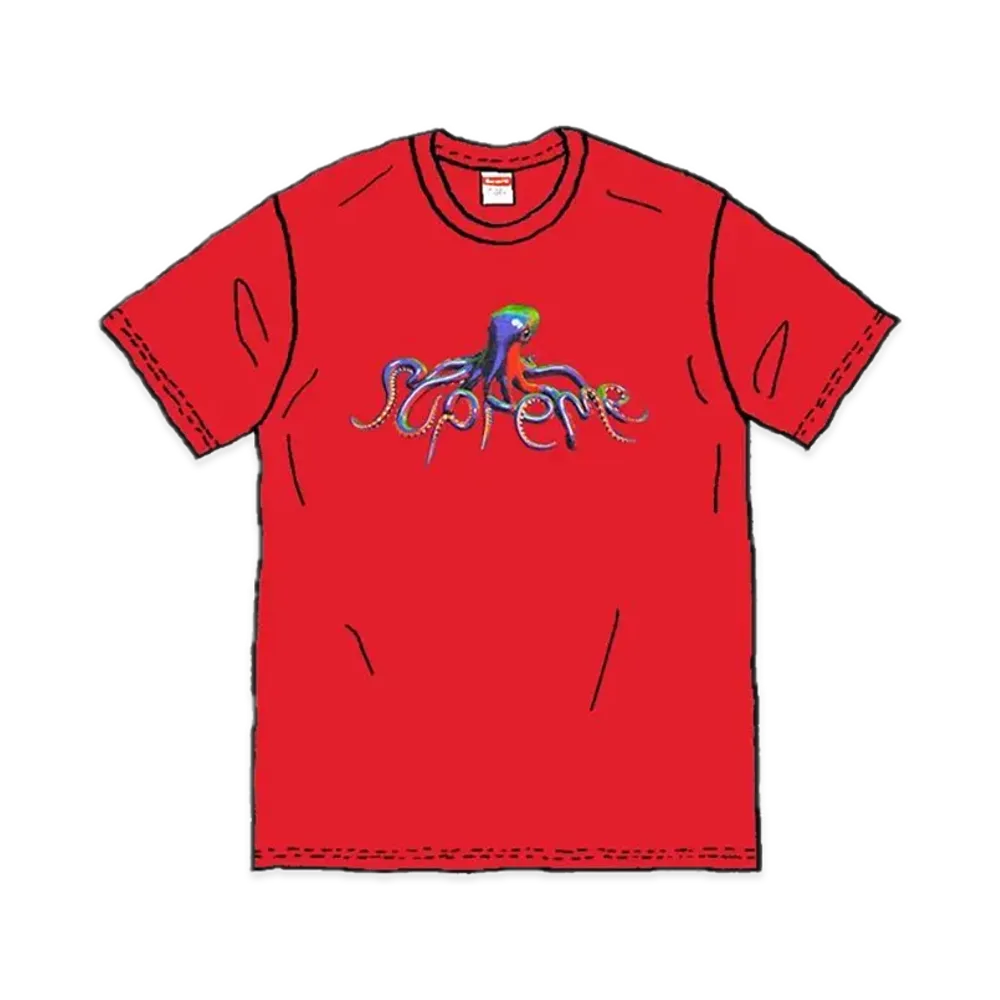 Supreme Tentacles Tee "Red"