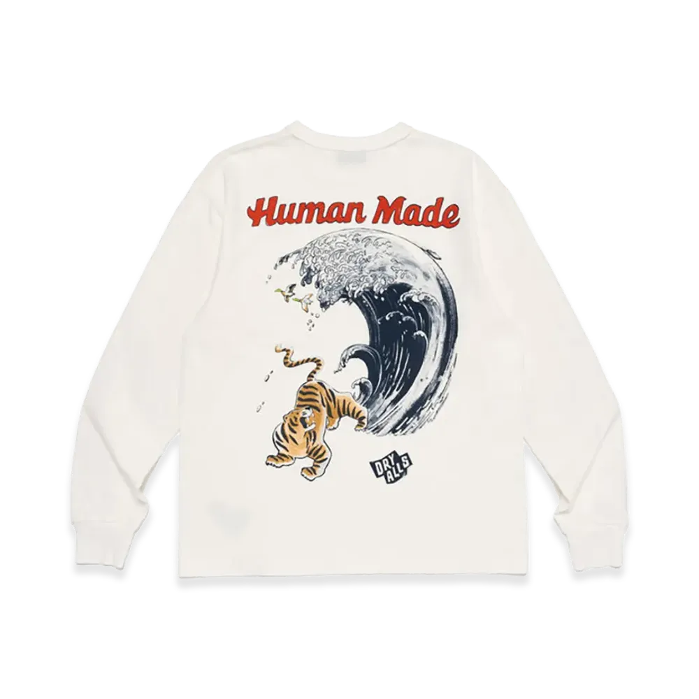 HUMAN MADE Graphic L/S Shirt "White"