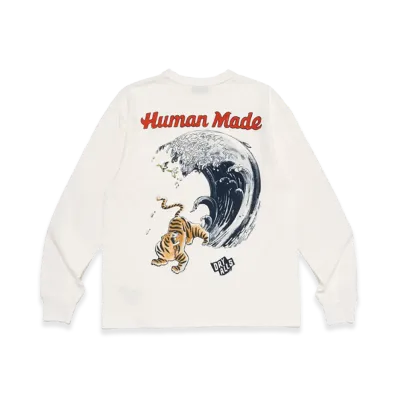 HUMAN MADE Graphic L/S Shirt "White"