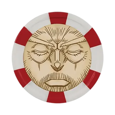 BANDAI "Ichiban Kuji" -JoJo's Bizarre Adventure STARDUST CRUSADERS- I Prize Soul Poker Chip MASTERELIVE COLLECTION Joseph ver.