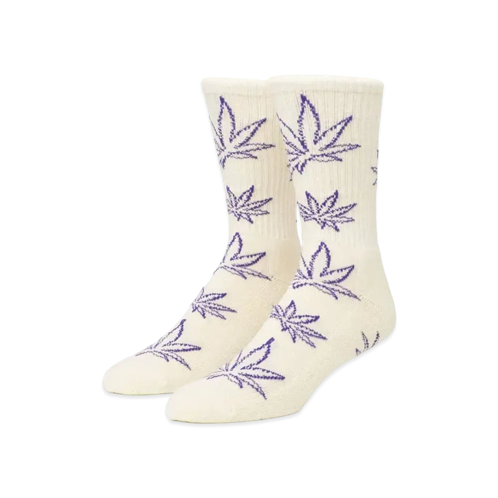 HUF Outline Plantlife Socks "Bone"