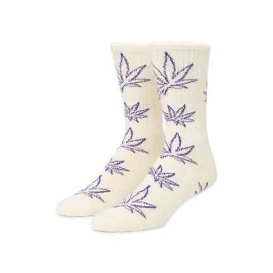 HUF Outline Plantlife Socks "Bone"