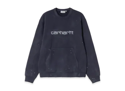 Carhartt WIP Painter Sweat "Dark Navy/Destroy Wash/Splatter"
